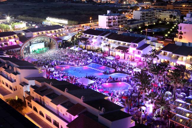 daytime parties en Ibiza